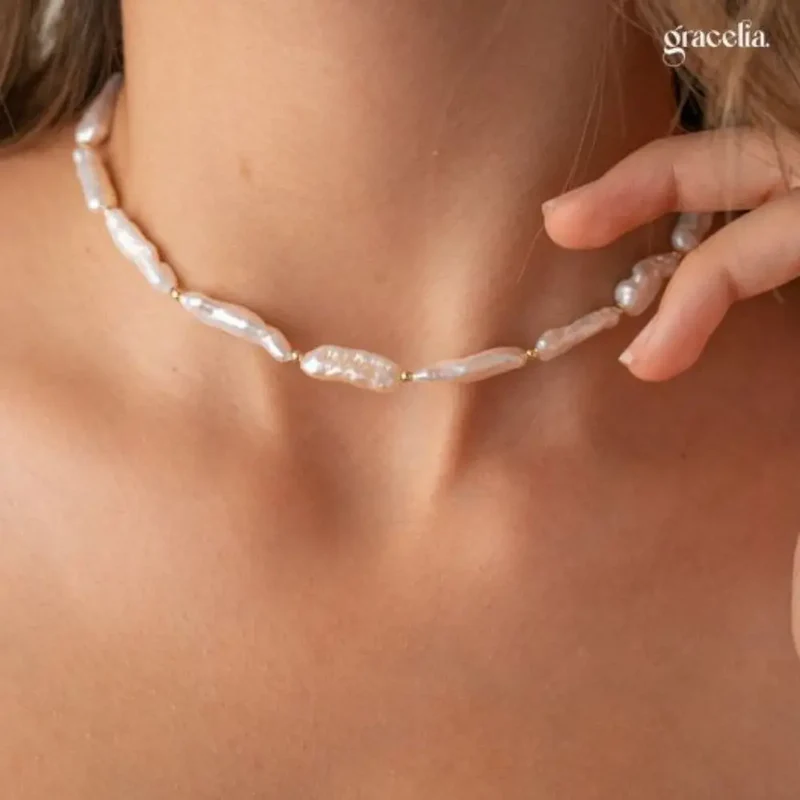 Jaw-Dropping Sale! Capture Your Memories with This Biwa Pearl Choker – Limited Stock!